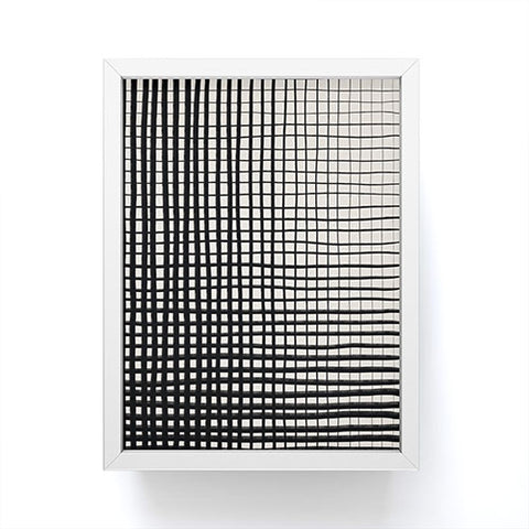 Alisa Galitsyna Horizontal and Vertical Lines Framed Mini Art Print