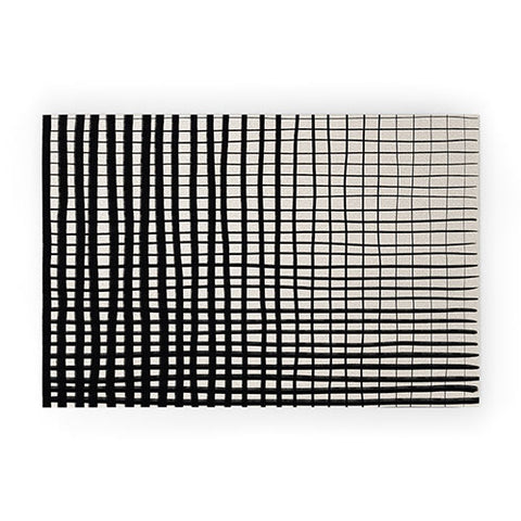 Alisa Galitsyna Horizontal and Vertical Lines Welcome Mat