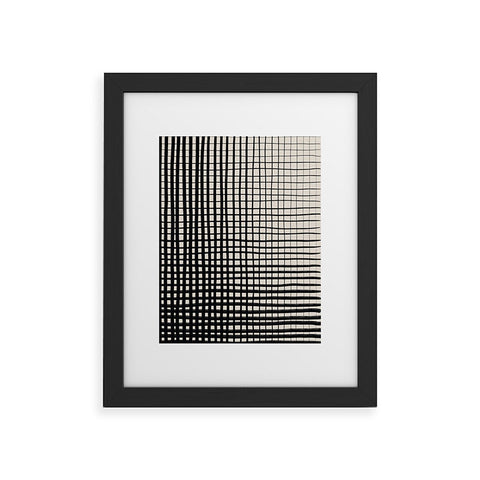 Alisa Galitsyna Horizontal and Vertical Lines Framed Art Print