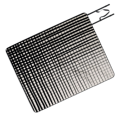 Alisa Galitsyna Horizontal and Vertical Lines Picnic Blanket