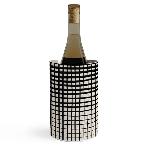 Alisa Galitsyna Horizontal and Vertical Lines Wine Chiller