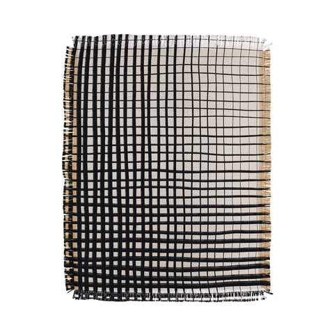 Alisa Galitsyna Horizontal and Vertical Lines Throw Blanket