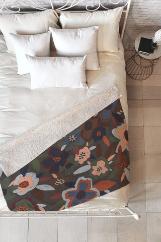 Alisa Galitsyna In Bloom 4 Fleece Throw Blanket