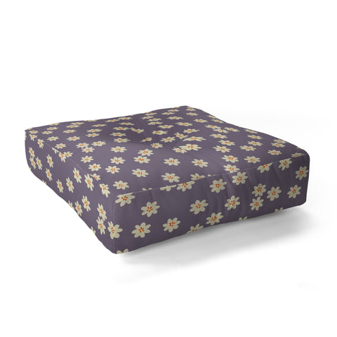 Alisa Galitsyna Lavender Tiny Flowers Floor Pillow Square