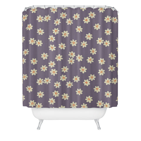 Alisa Galitsyna Lavender Tiny Flowers Shower Curtain