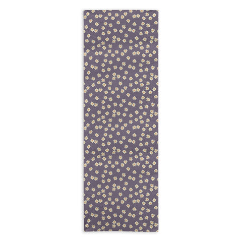 Alisa Galitsyna Lavender Tiny Flowers Yoga Towel
