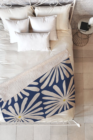 Alisa Galitsyna Lazy Daisies 1 Fleece Throw Blanket