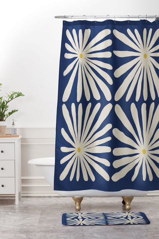 Alisa Galitsyna Lazy Daisies 1 Shower Curtain And Mat