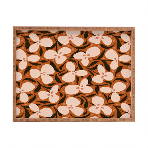 Alisa Galitsyna Lazy Florals 2 Rectangular Tray