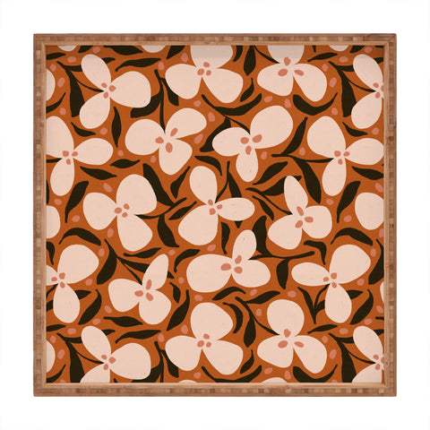 Alisa Galitsyna Lazy Florals 2 Square Tray