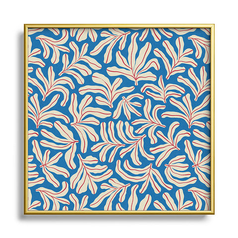 Alisa Galitsyna Lazy Summer Pattern 2 Metal Square Framed Art Print