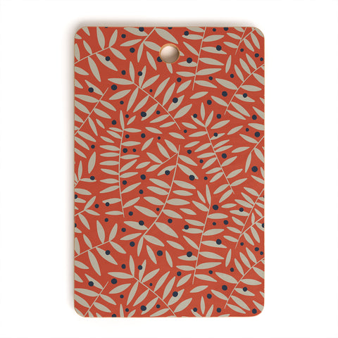 Alisa Galitsyna Leaves and Berries 3 Cutting Board Rectangle