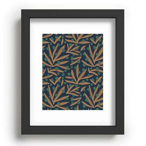 Alisa Galitsyna Leaves Wild Berries 1 Recessed Framing Rectangle