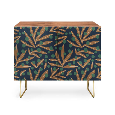 Alisa Galitsyna Leaves Wild Berries 1 Credenza