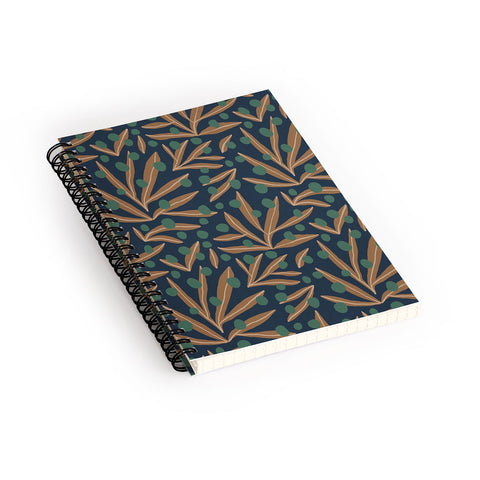 Alisa Galitsyna Leaves Wild Berries 1 Spiral Notebook