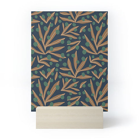 Alisa Galitsyna Leaves Wild Berries 1 Mini Art Print