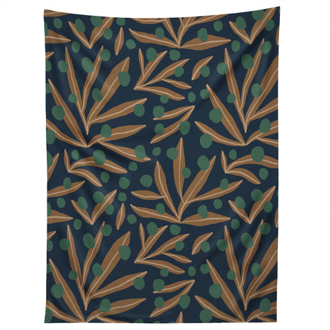 Alisa Galitsyna Leaves Wild Berries 1 Tapestry