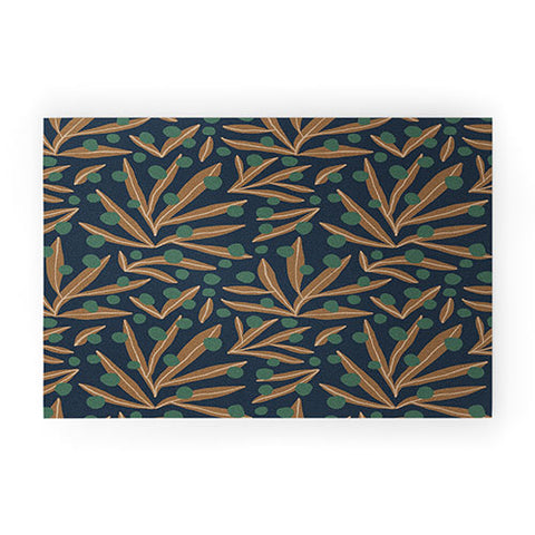 Alisa Galitsyna Leaves Wild Berries 1 Welcome Mat