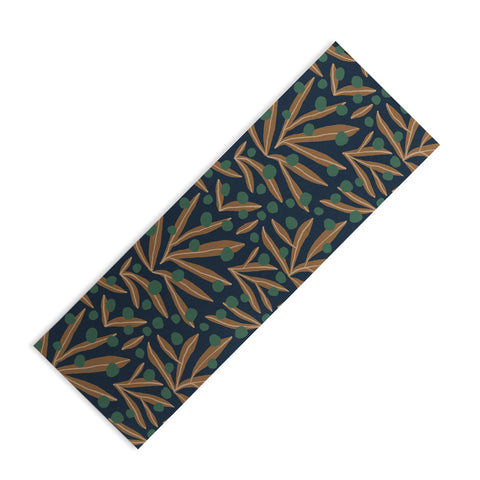 Alisa Galitsyna Leaves Wild Berries 1 Yoga Mat