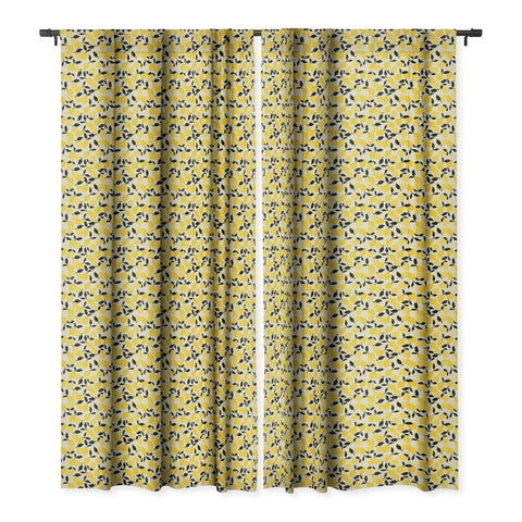Alisa Galitsyna Lemon Garden Blackout Window Curtain