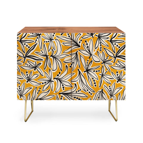 Alisa Galitsyna Lily Flower Pattern 2 Credenza