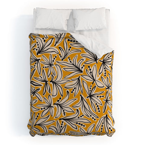 Alisa Galitsyna Lily Flower Pattern 2 Duvet Cover