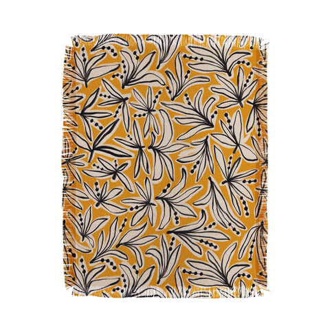 Alisa Galitsyna Lily Flower Pattern 2 Throw Blanket