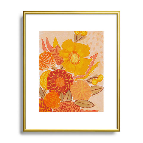 Alisa Galitsyna Magic Bouquet Metal Framed Art Print