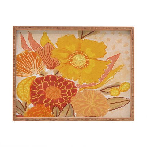 Alisa Galitsyna Magic Bouquet Rectangular Tray