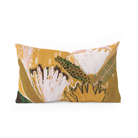 Alisa Galitsyna Magic Wildflowers Oblong Throw Pillow