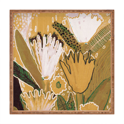 Alisa Galitsyna Magic Wildflowers Square Tray