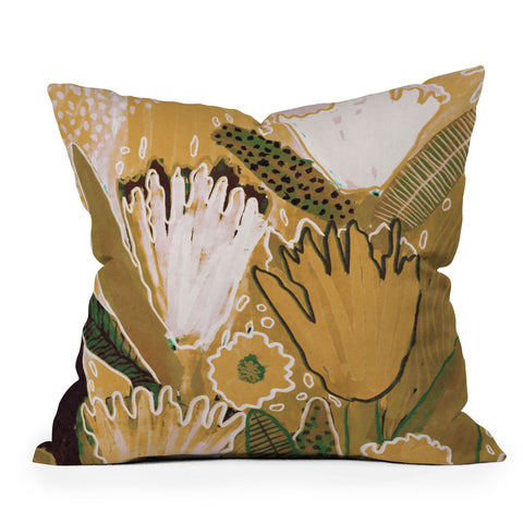 Alisa Galitsyna Magic Wildflowers Throw Pillow