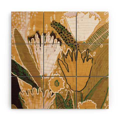 Alisa Galitsyna Magic Wildflowers Wood Wall Mural