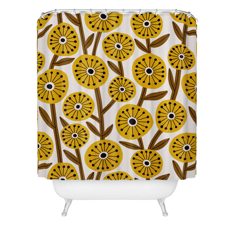 Alisa Galitsyna Mid Century Garden 1 Shower Curtain