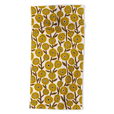 Alisa Galitsyna Mid Century Garden 1 Beach Towel