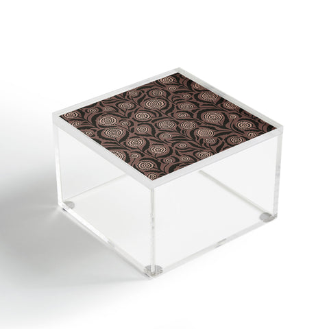 Alisa Galitsyna Midnight Floral Pattern 2 Acrylic Box