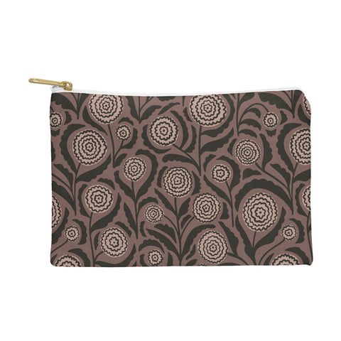 Alisa Galitsyna Midnight Floral Pattern 2 Pouch