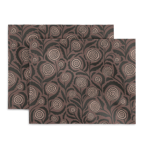 Alisa Galitsyna Midnight Floral Pattern 2 Placemat