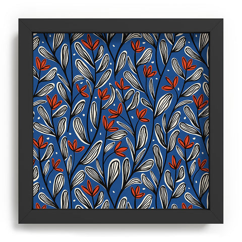 Alisa Galitsyna Midnight Florals 2 Recessed Framing Square
