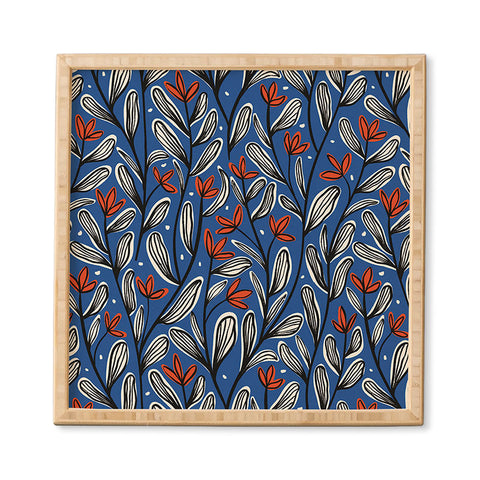 Alisa Galitsyna Midnight Florals 2 Framed Wall Art