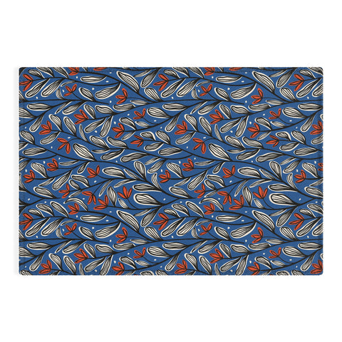 Alisa Galitsyna Midnight Florals 2 Outdoor Rug
