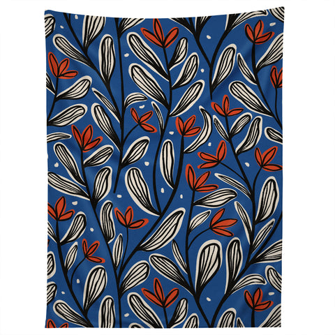 Alisa Galitsyna Midnight Florals 2 Tapestry