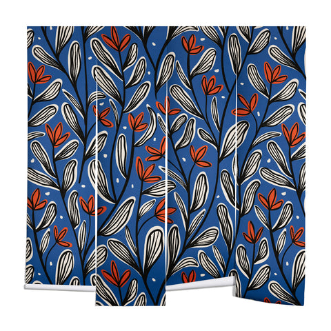 Alisa Galitsyna Midnight Florals 2 Wall Mural