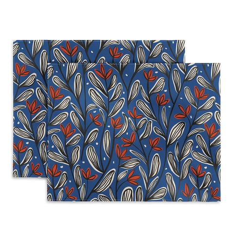 Alisa Galitsyna Midnight Florals 2 Placemat