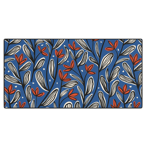 Alisa Galitsyna Midnight Florals 2 Desk Mat