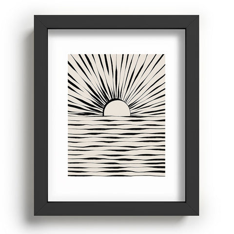 Alisa Galitsyna Minimal Sunrise Sunset Recessed Framing Rectangle