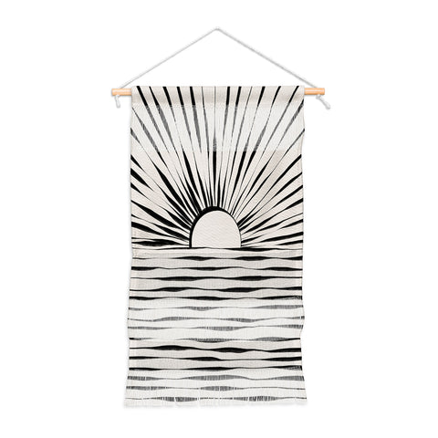 Alisa Galitsyna Minimal Sunrise Sunset Wall Hanging Portrait