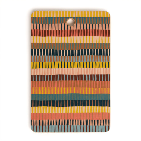 Alisa Galitsyna Mix of Stripes 2 Cutting Board Rectangle