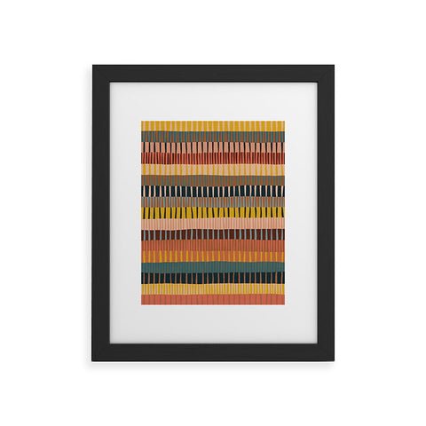 Alisa Galitsyna Mix of Stripes 2 Framed Art Print
