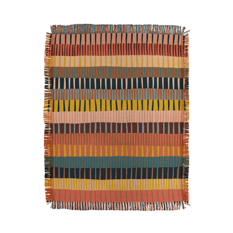 Alisa Galitsyna Mix of Stripes 2 Throw Blanket